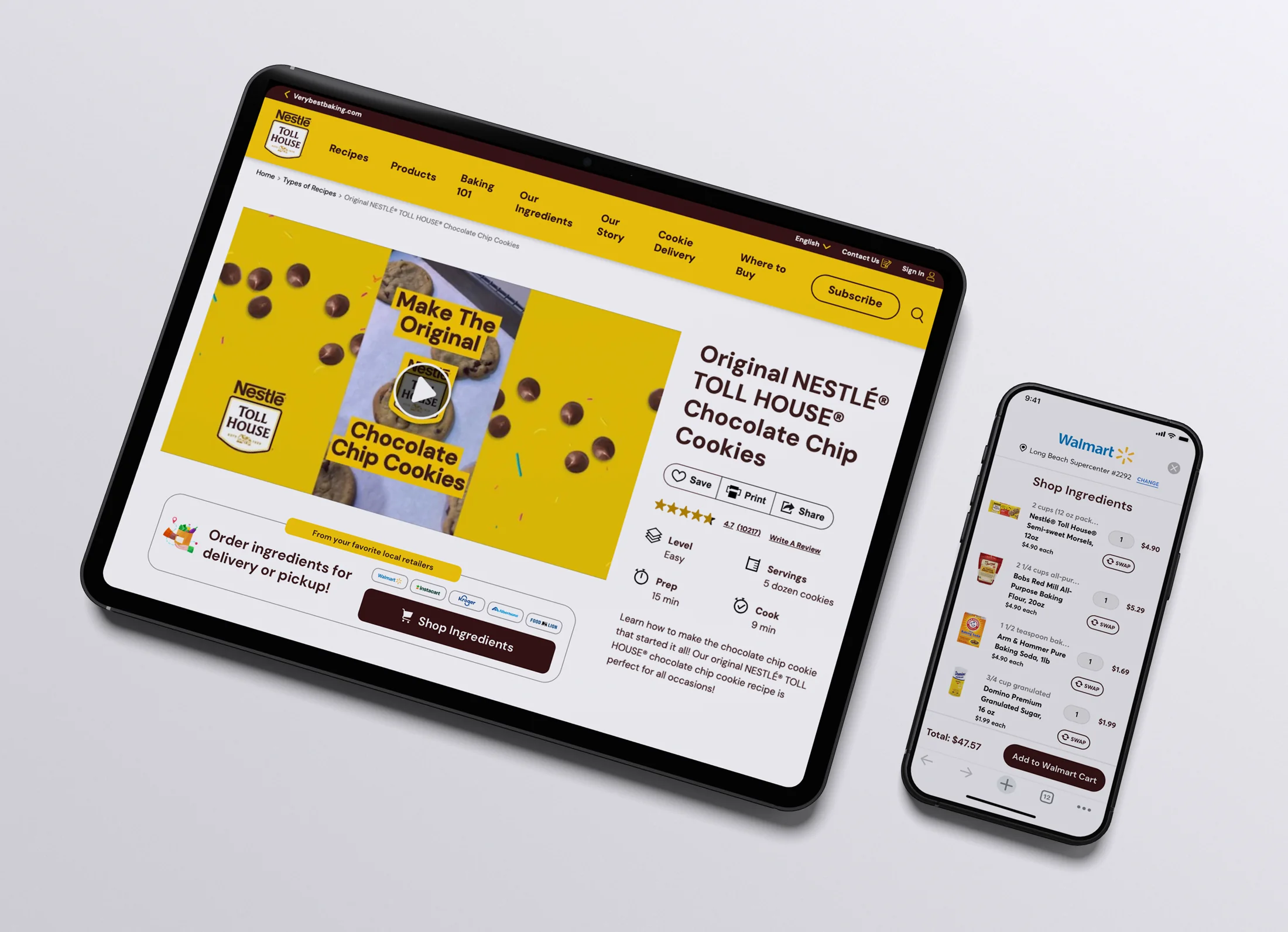 Nestlé connected recipe commerce