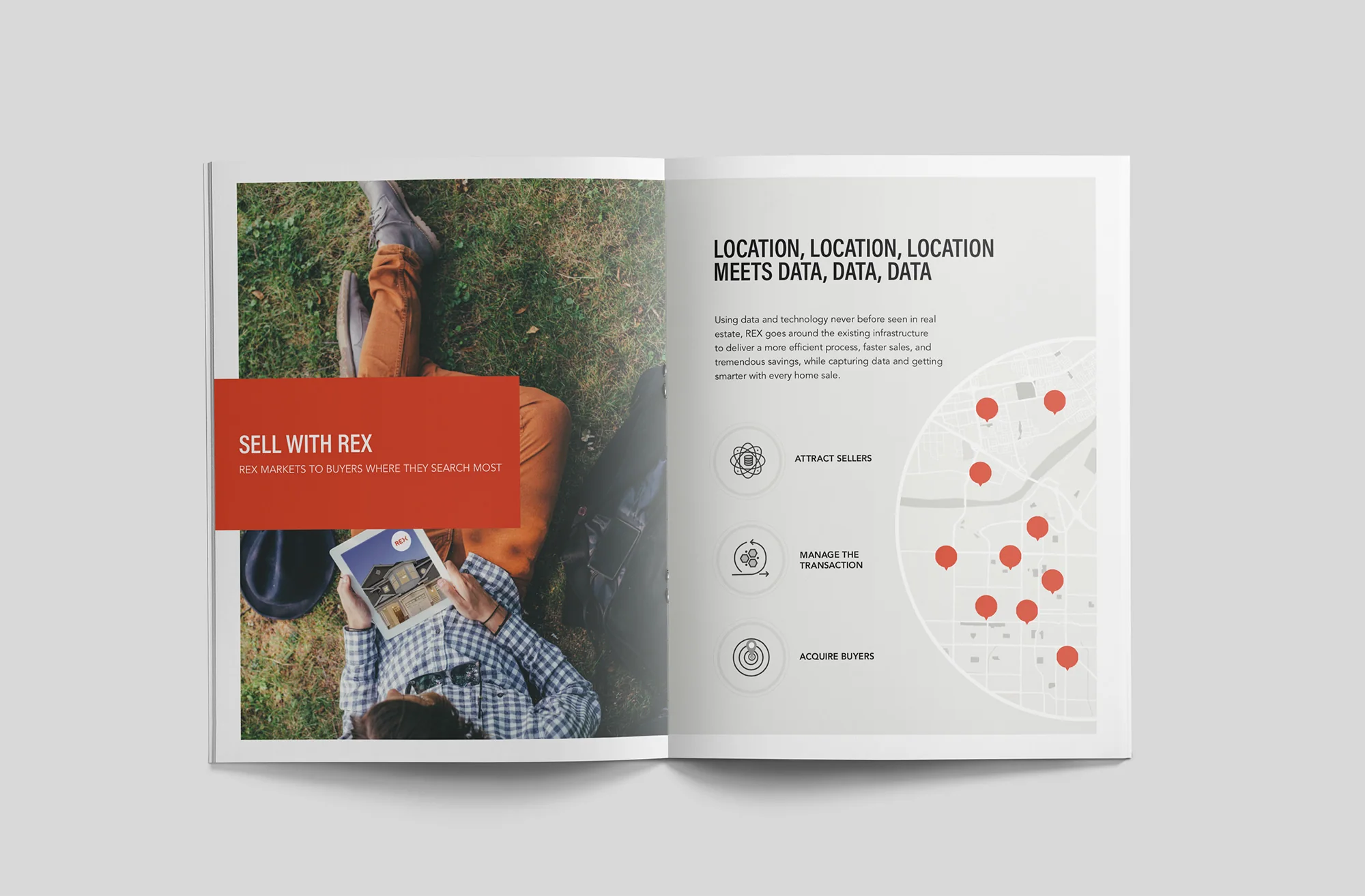 REX brochure spread