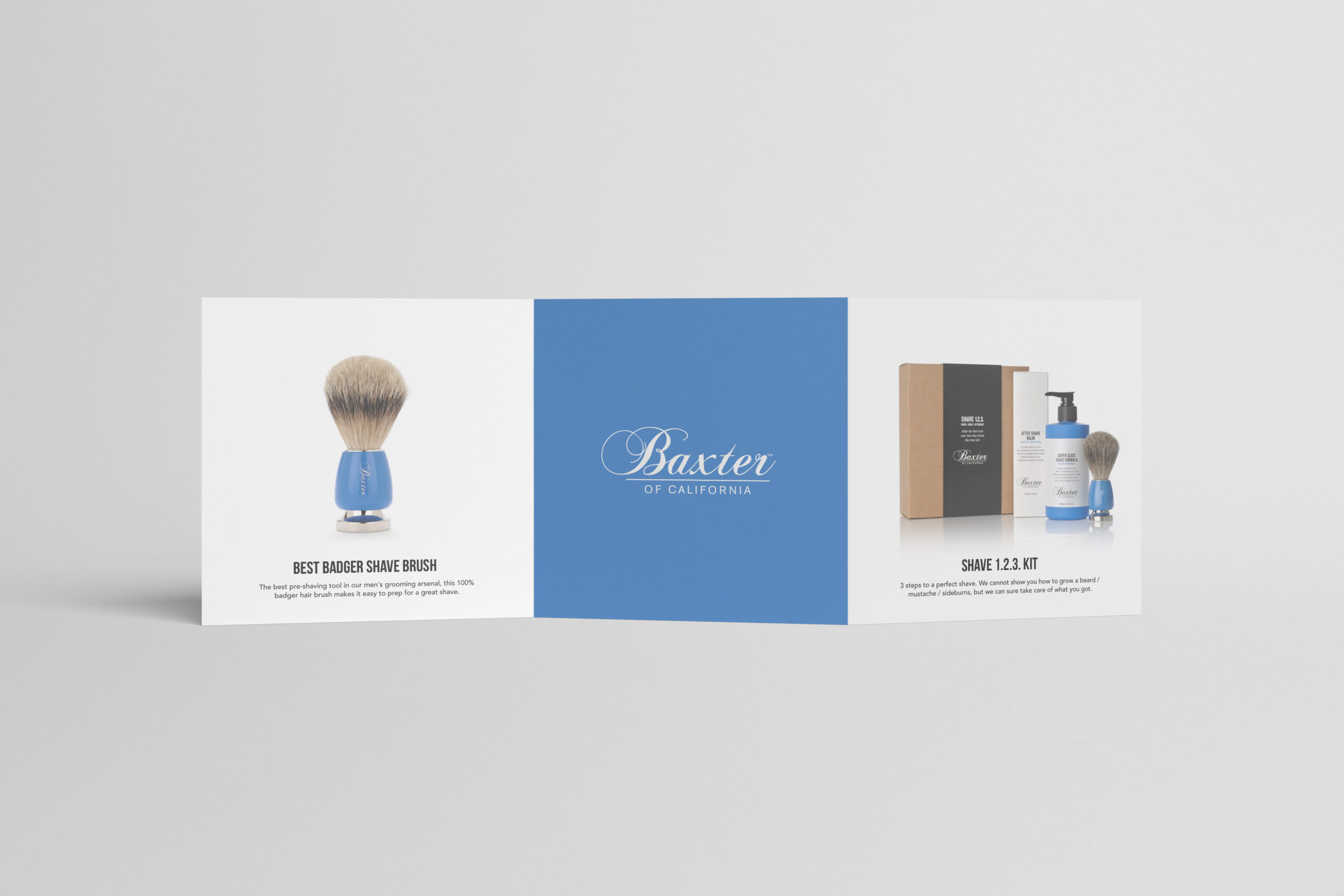 Baxter of California folded brochure