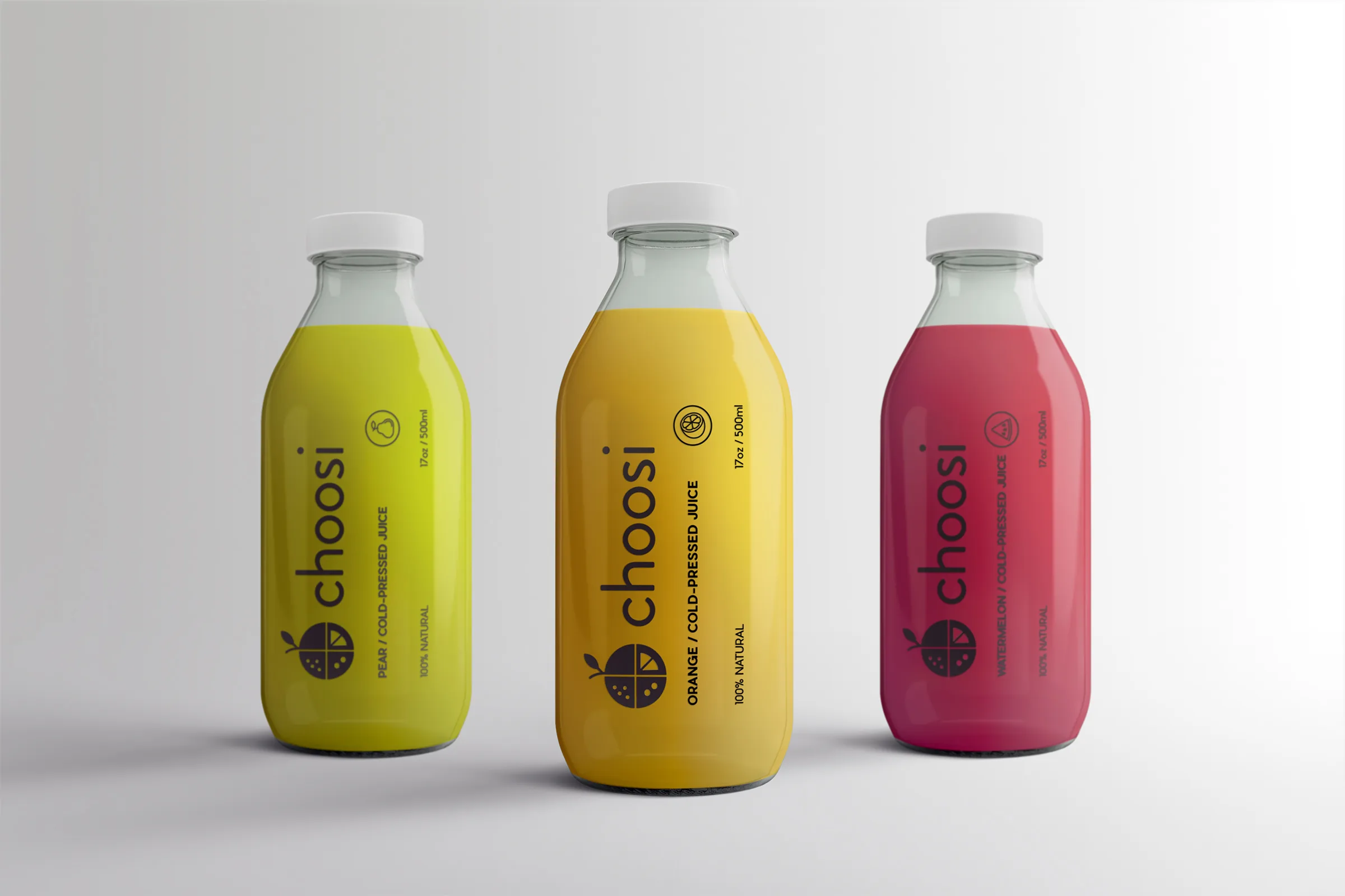 Choosi bottle packaging