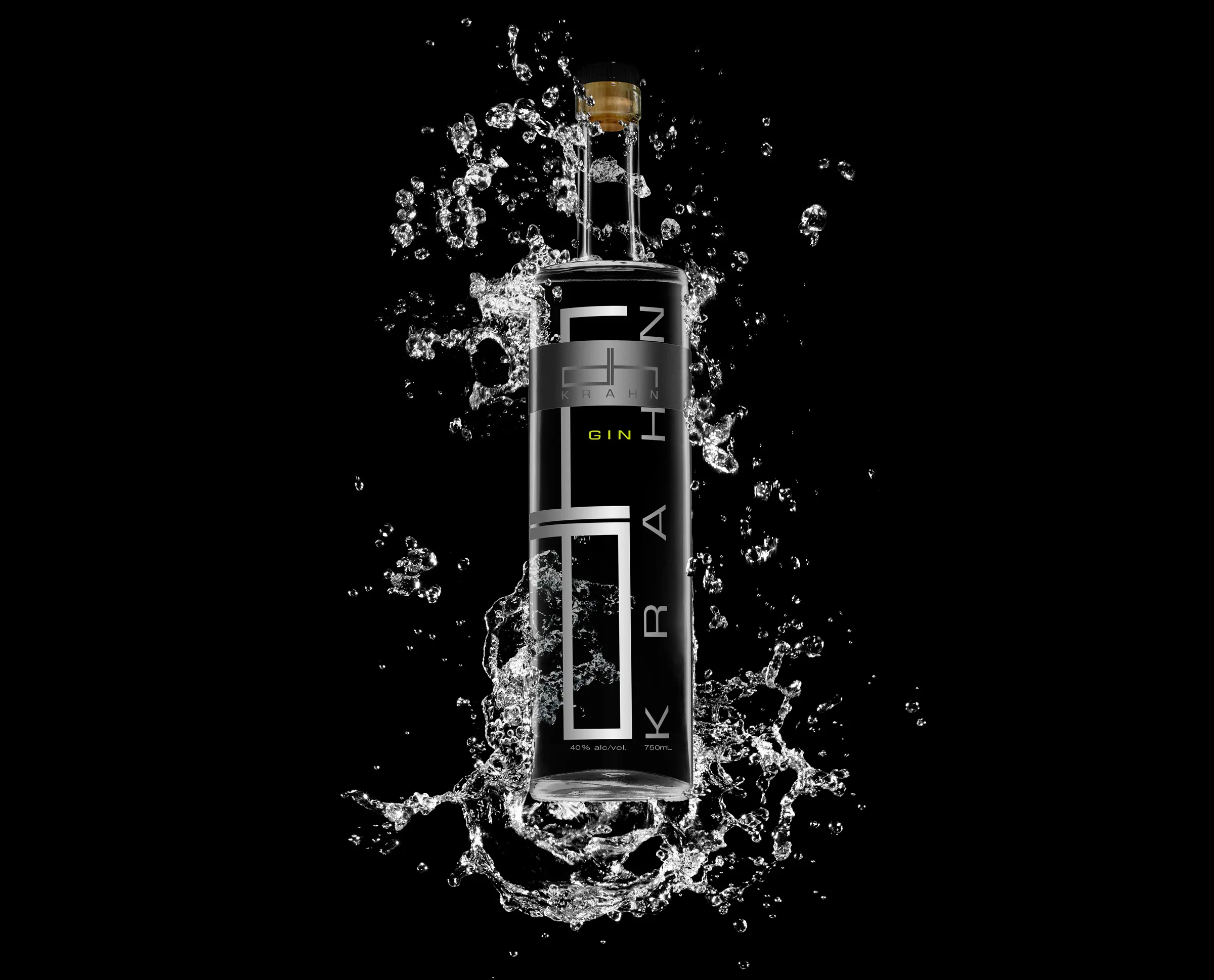 DH Krahn ultra premium gin brand