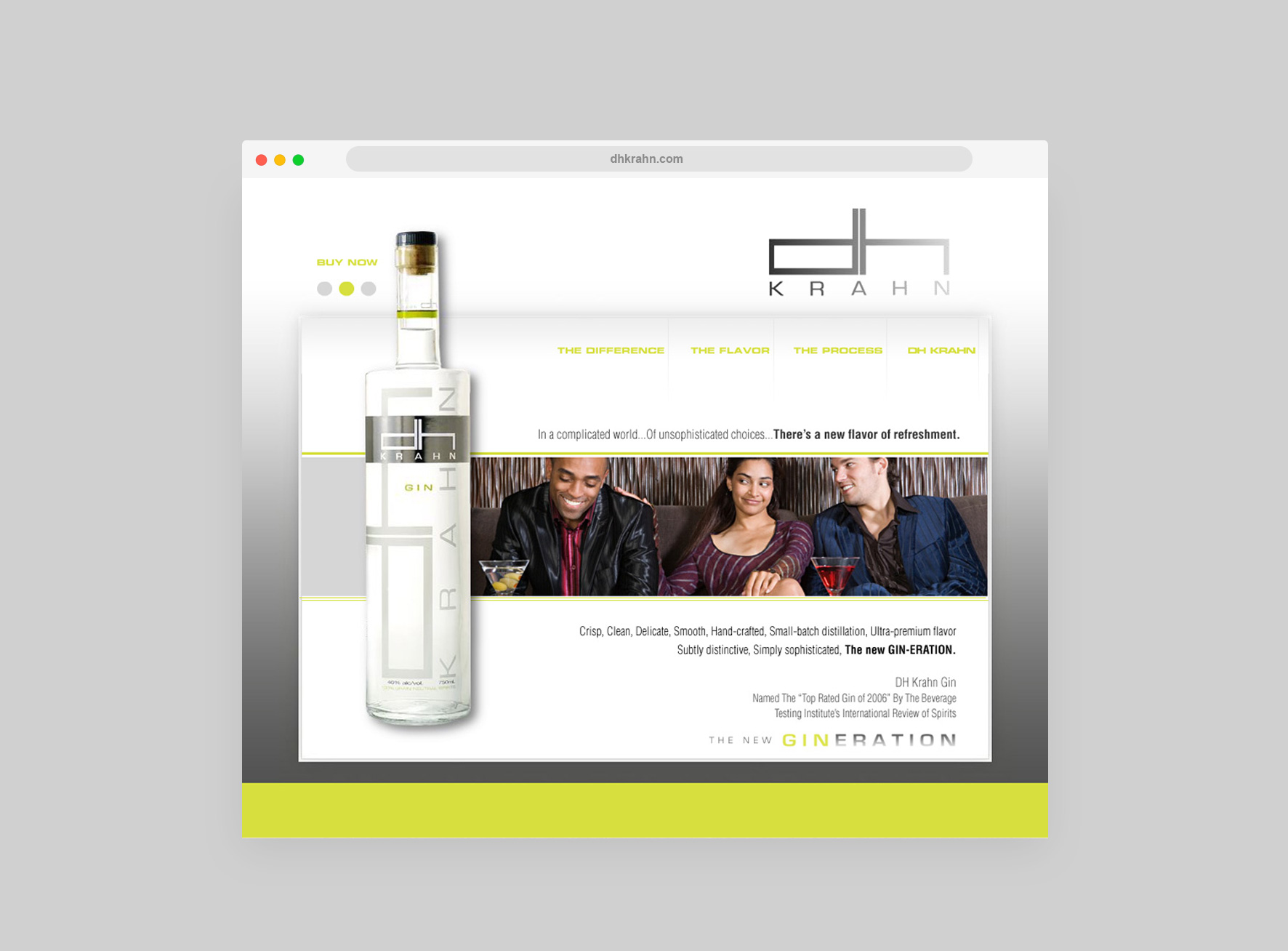 DH Krahn Gin website