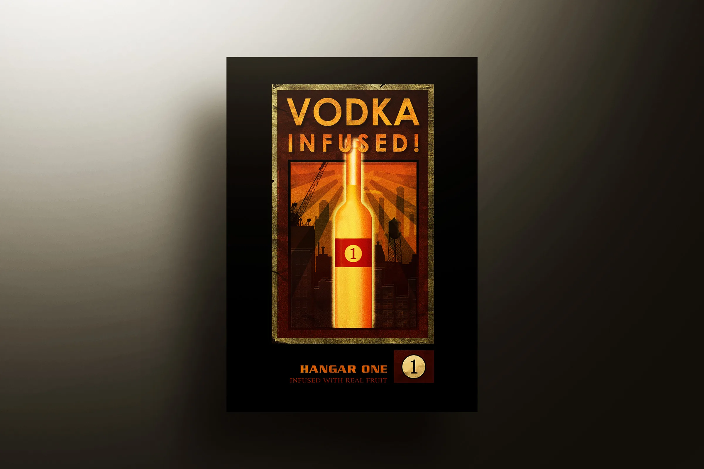 Hangar One Vodka campaign artwork