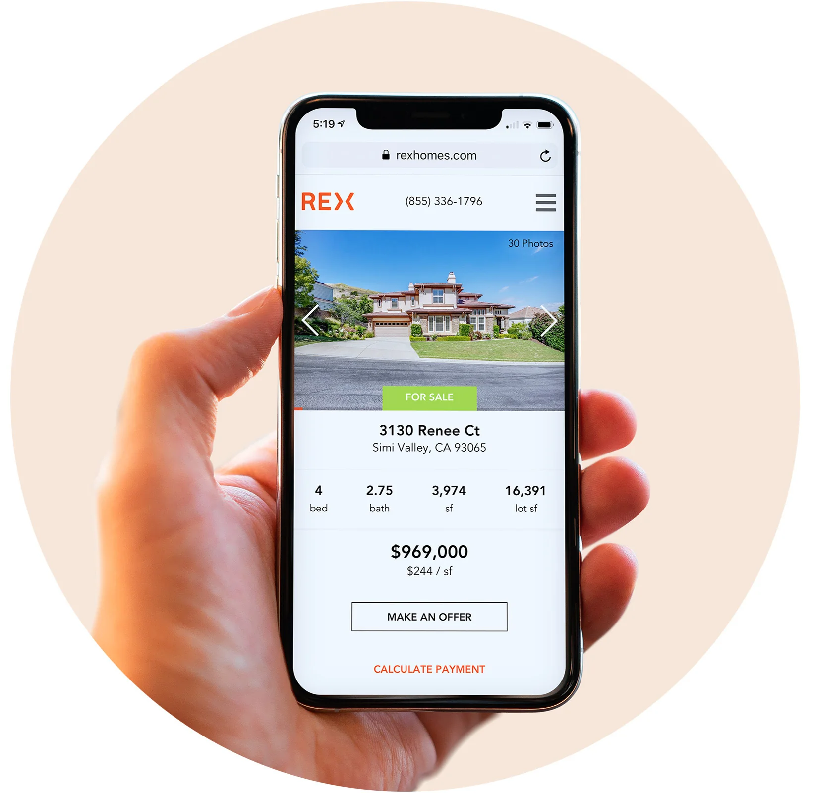 REX mobile real estate experience