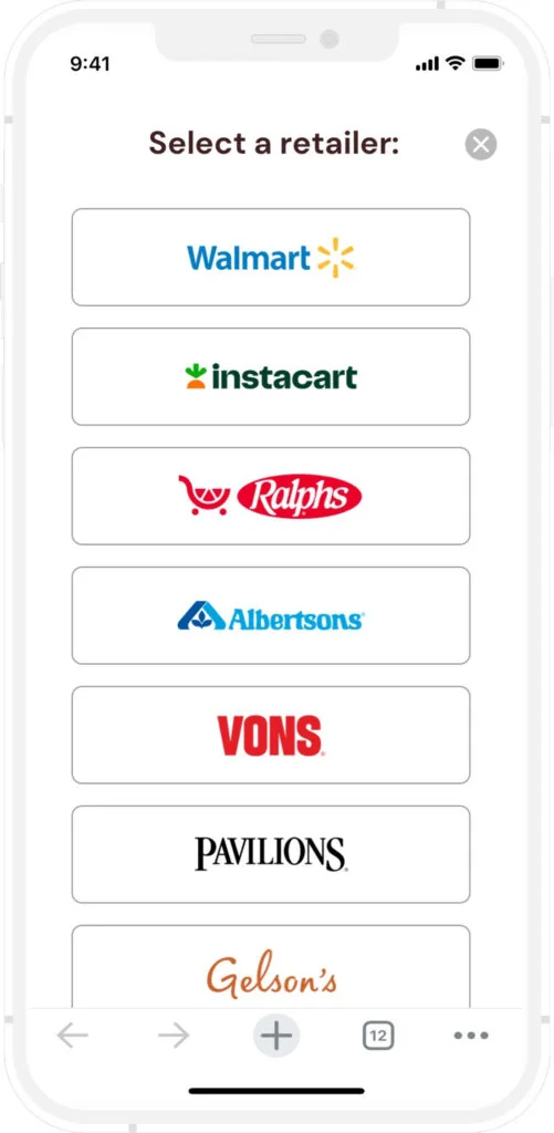 Nestlé ingredient selection