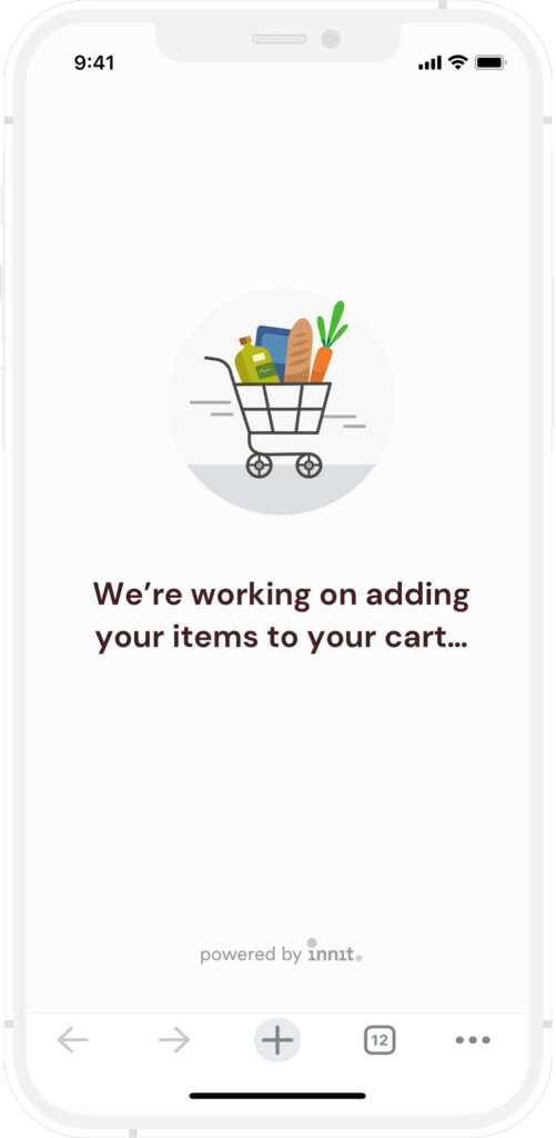 Nestlé shopping list