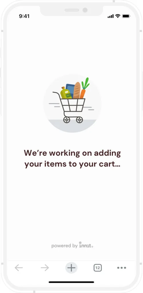 Nestlé shopping list