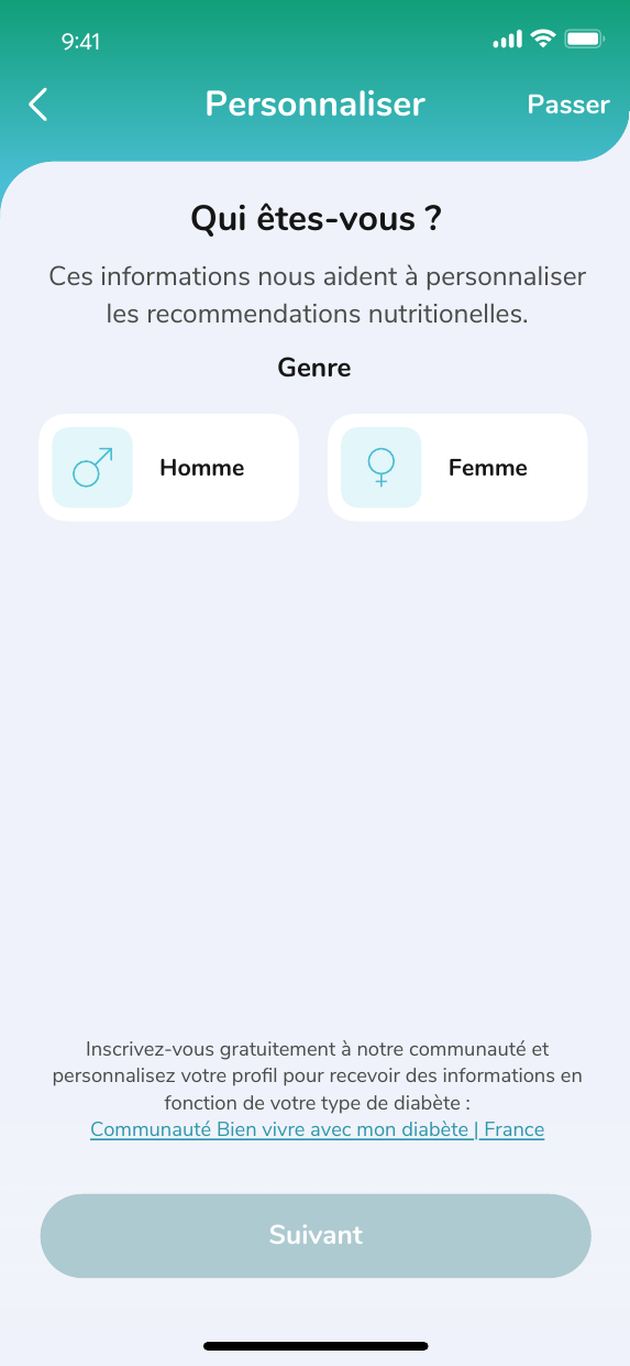 Phil profile personalization screen