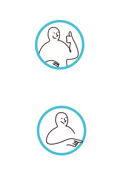 Phil using encouraging interface gestures